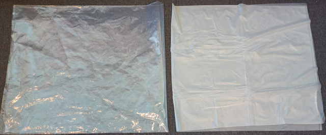 Plastic bag and compostable bag